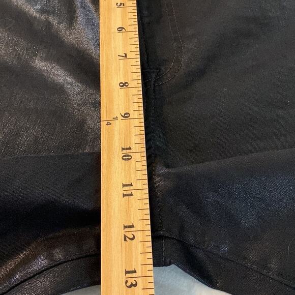 Gap Black Foil True Skinny High Rise Stretch Jeans Size 16 - Picture 7 of 7